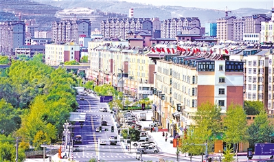 <p>　　美麗城市一角。</p>