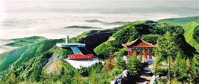 <p>　　　　萬(wàn)畝油菜基地</p>