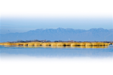 <p>　　沙湖風景區(qū)空氣通透水天一色。</p>
