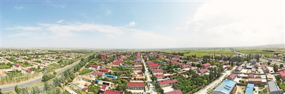 <p>　　美輪美奐的永新村。</p>