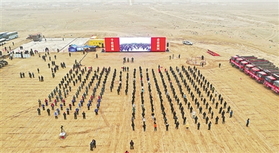 <p>　　項(xiàng)目建設(shè)如火如荼。</p>
