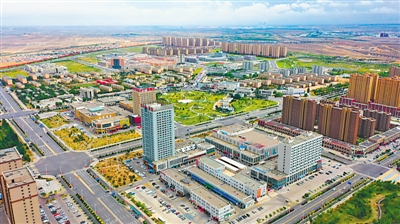 <p>　　空中看寧東。</p>