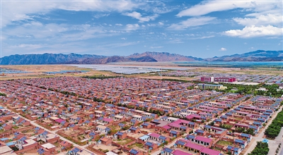 <p>　　永寧縣閩寧鎮(zhèn)原隆村鄉(xiāng)村美景。</p>
