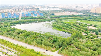 吳忠市聚焦綠色發(fā)展先行市建設(shè)目標(biāo)，深入推進(jìn)生態(tài)環(huán)境保護(hù)工作，生態(tài)環(huán)境質(zhì)量得到明顯改善。          本報(bào)實(shí)習(xí)生 彭斌 攝